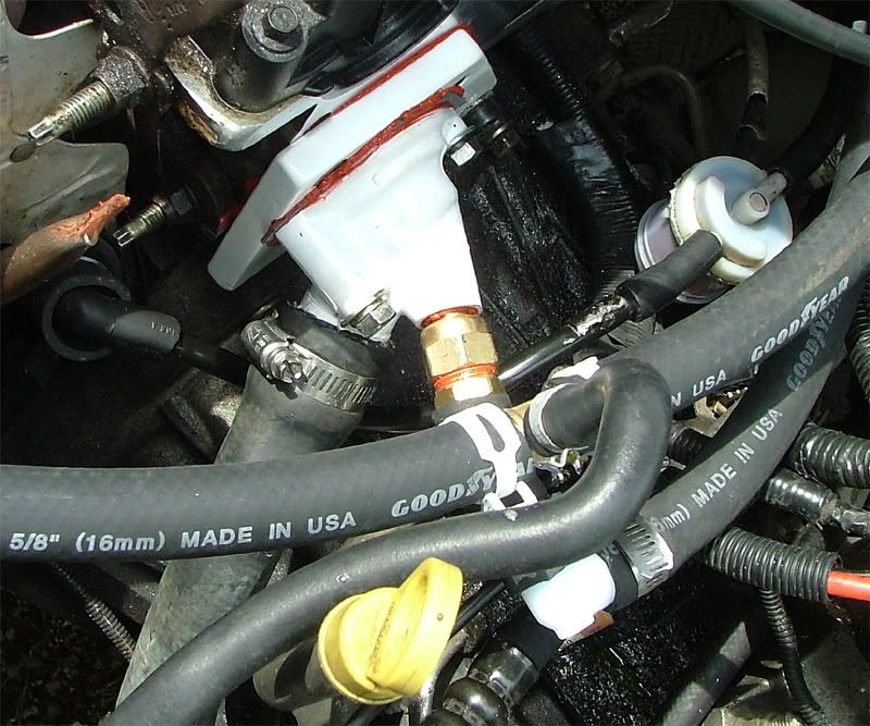 Plastic thermostat housing woes & fix